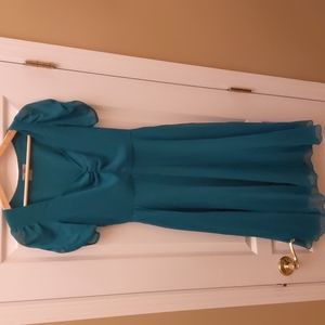 Emerald midi dress ASOS size 0